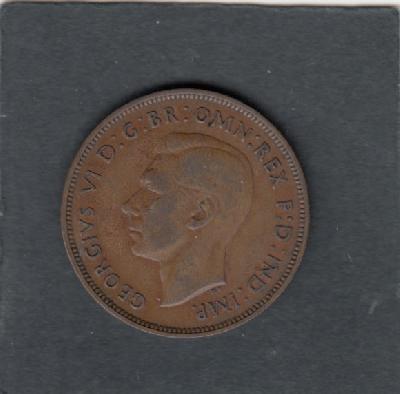 Beschrijving: 1 Penny GEORGIUS VI 